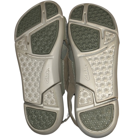 Clarks Tri Chloe Slingback Flat Sandals Beige Size 9.5 - Picture 7 of 10